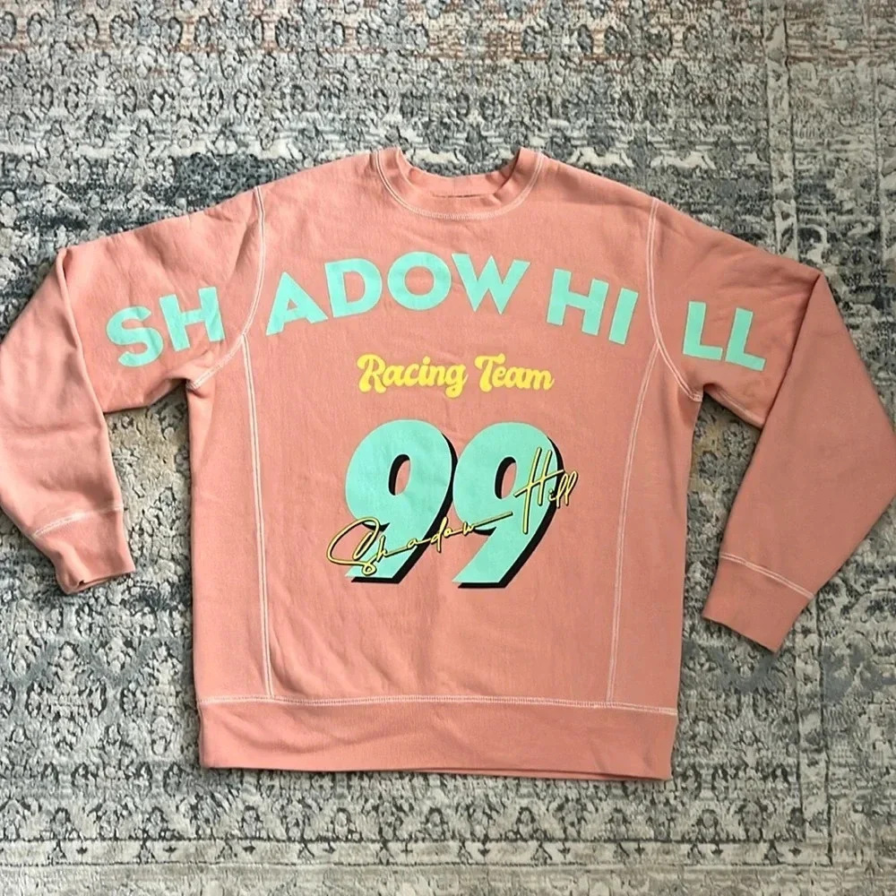 Shadow Hill crewneck size small peach salmon color